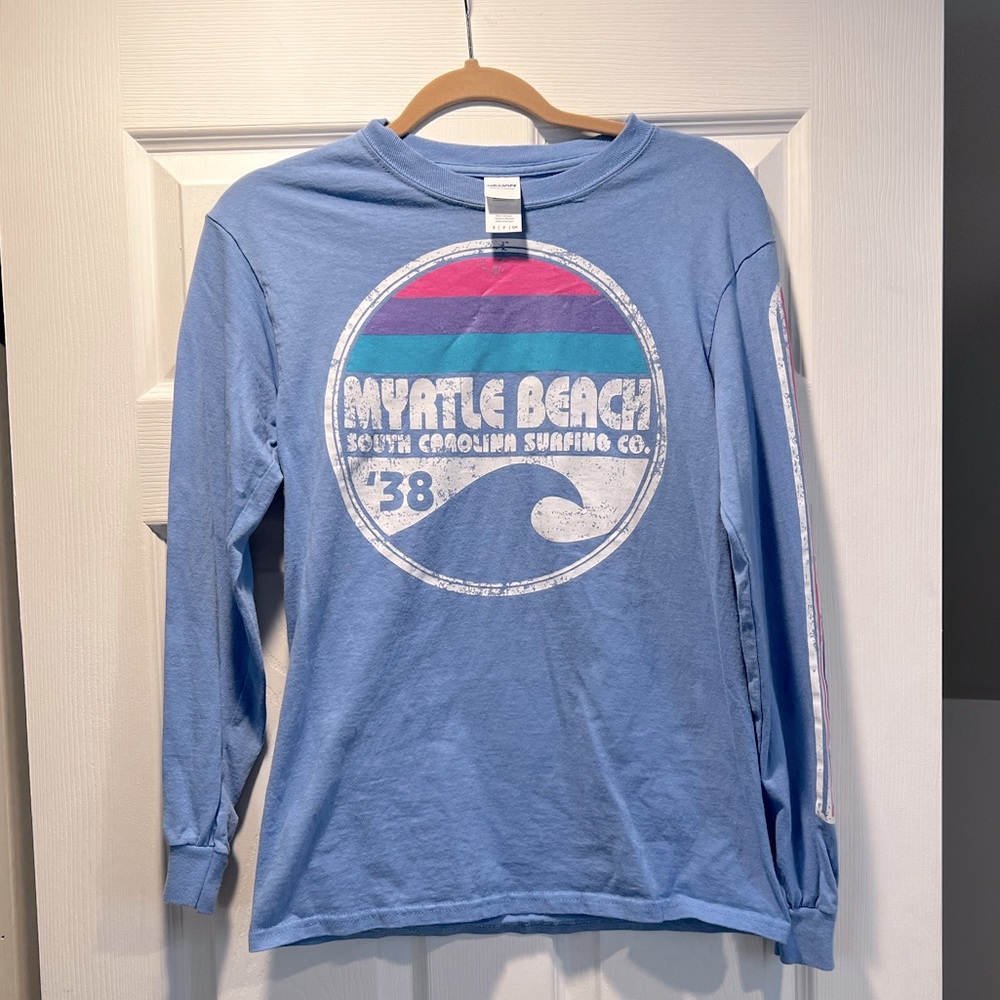 MYRTLE BEACH Long Sleeve Shirt - size small